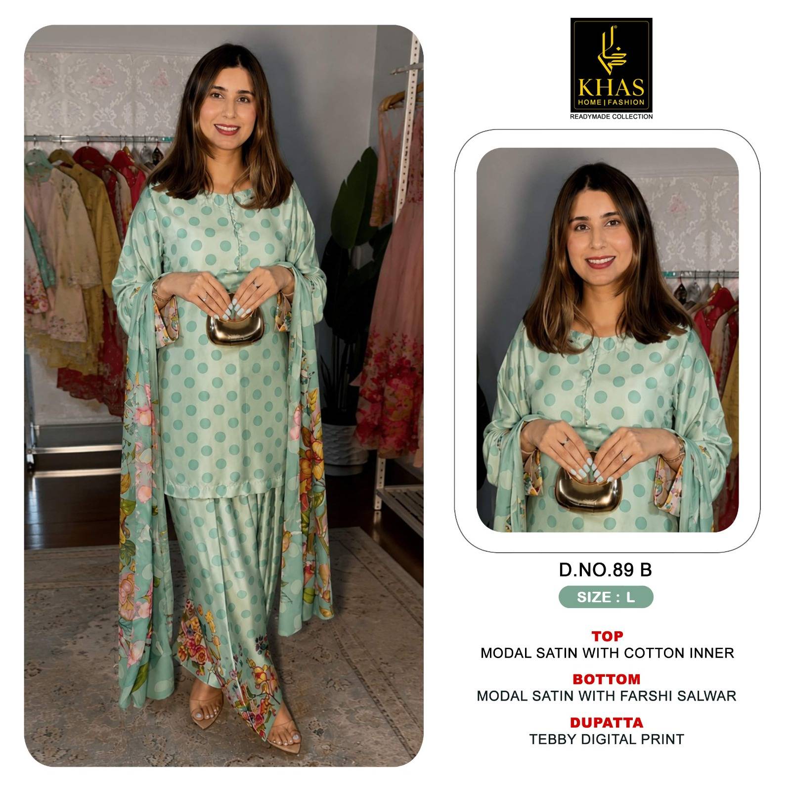 89 Series By Khas 89A To 89D Series Designer Stylish Fancy Ethnic Wear Collection Satin Stitched dresses At Wholesale Price